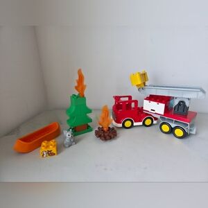 duplo lego firetruck set